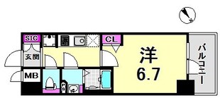 プレサンスTHE神戸の物件間取画像